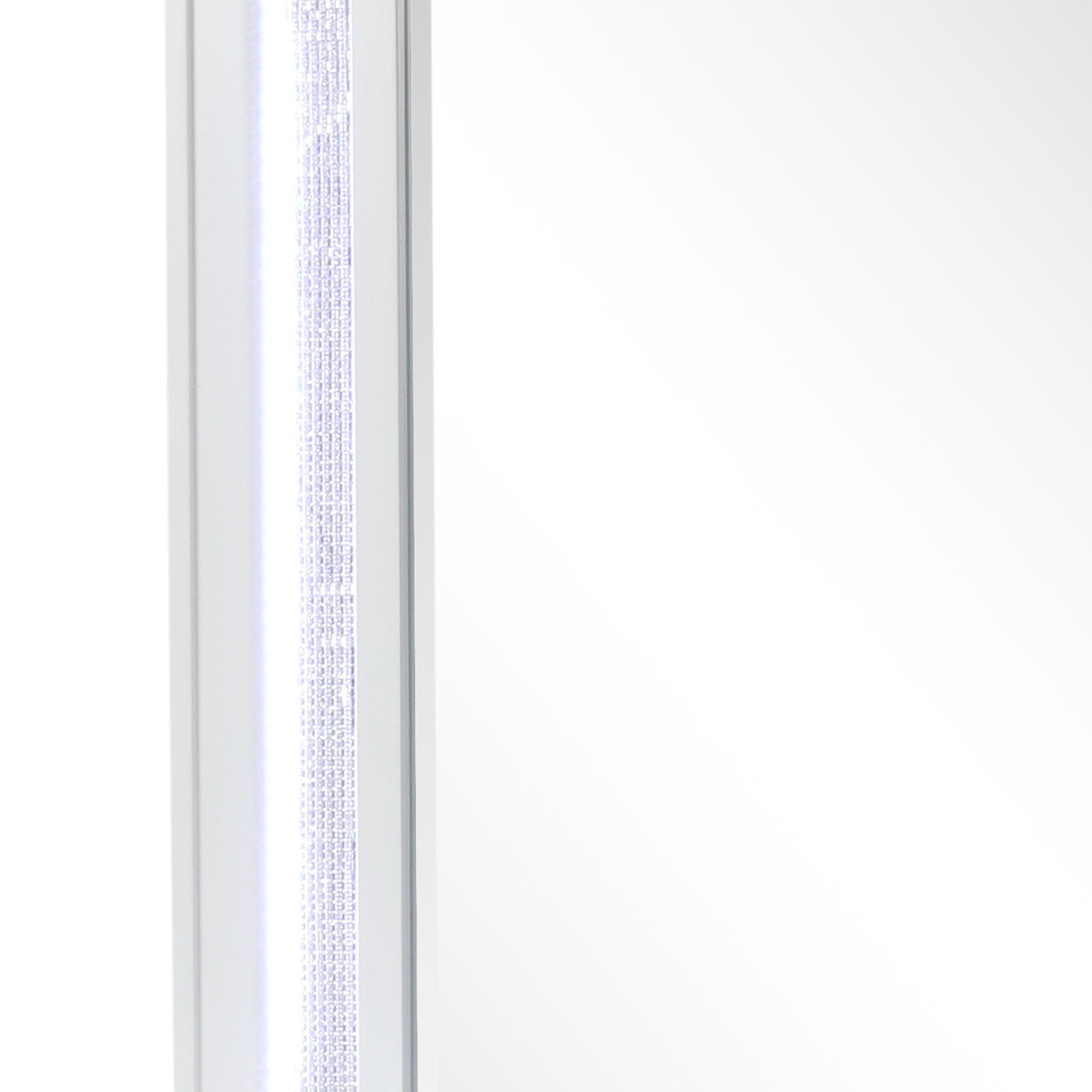 Abigale - Mirror For Dresser Top Made With LED (Includes Only Mirror) - White by HouseOfZazla