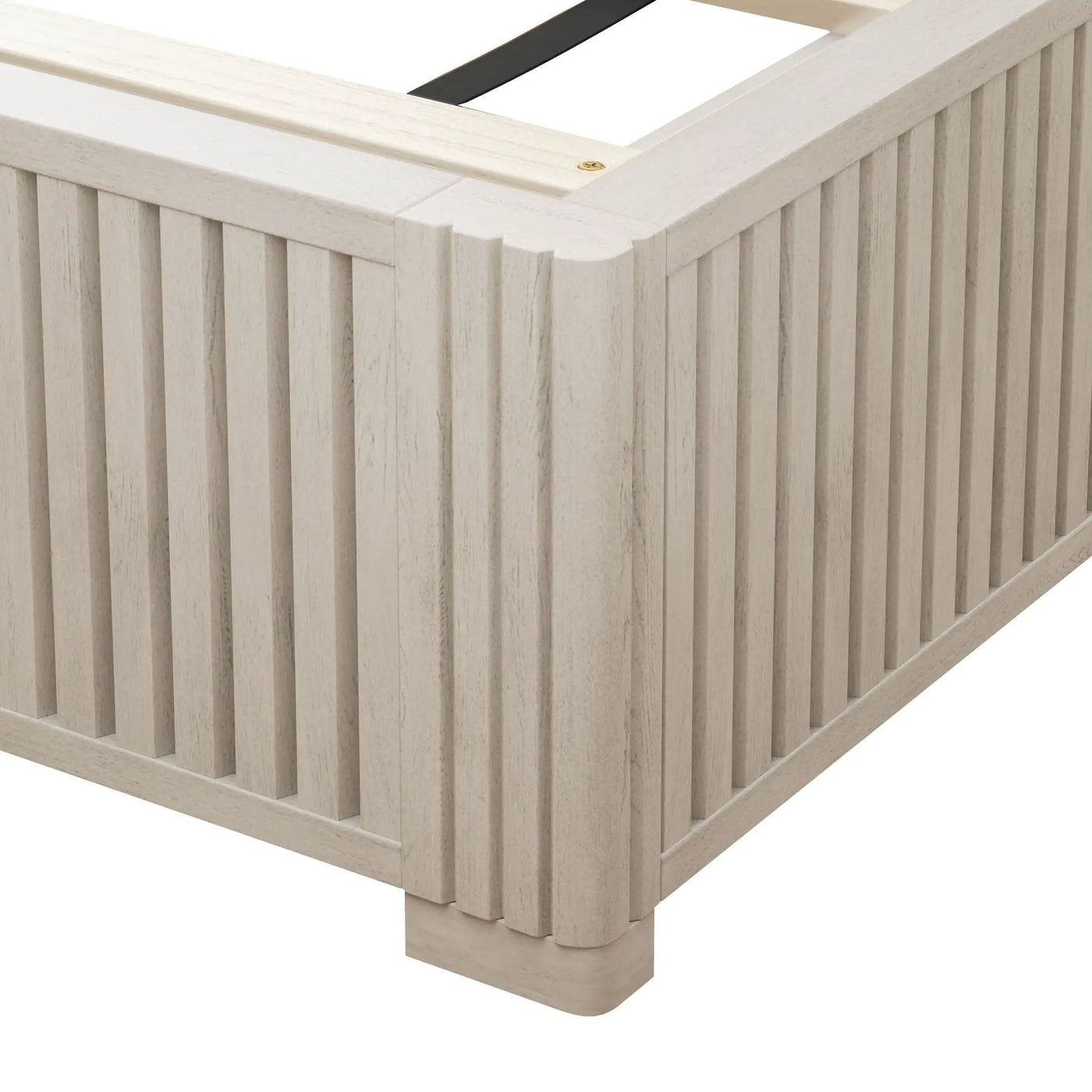 Platform Bed Frame With Headboard, Floor Standing Design by HouseOfZazla