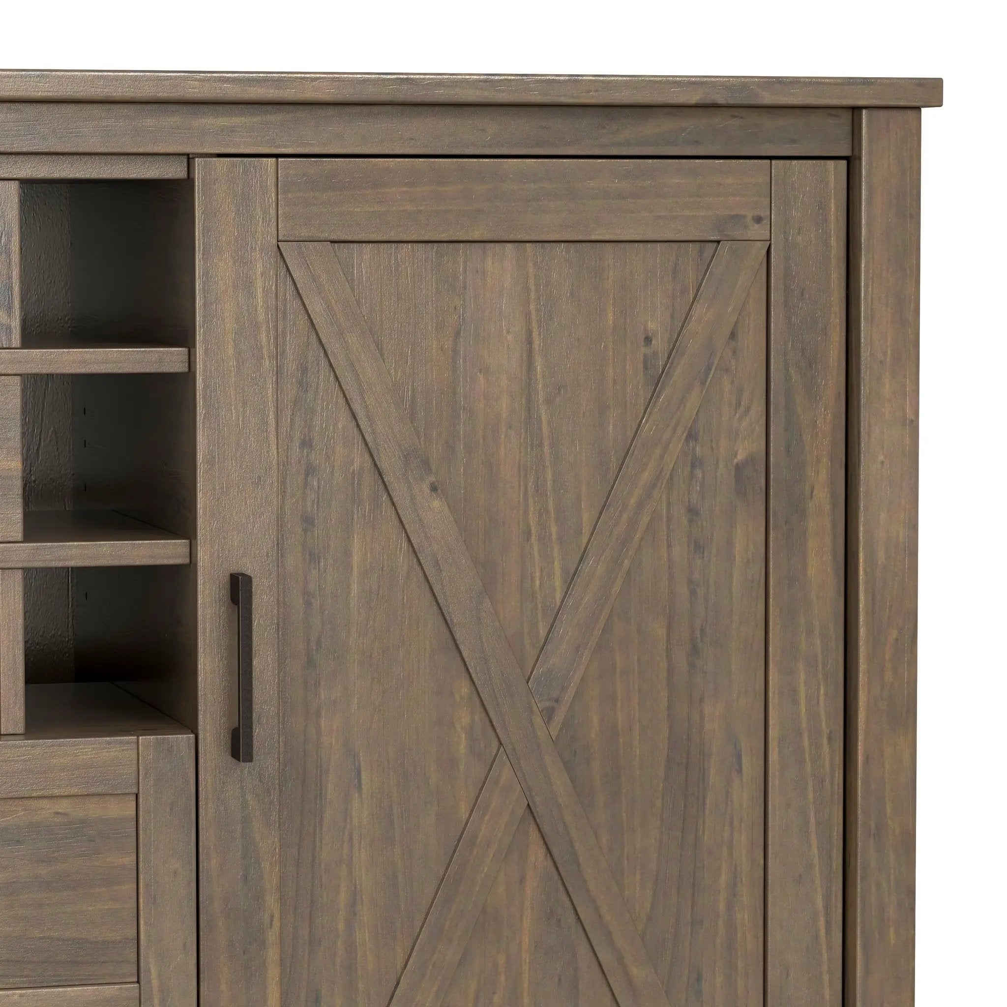 Ela - Sideboard With Wine Storage - Smoky Brown by Unique Piece Furniture