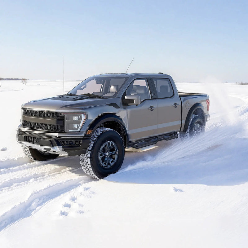 6" Running Boards Side Steps For 2015-2026 Ford F-150 Super Crew Cab by HouseOfZazla