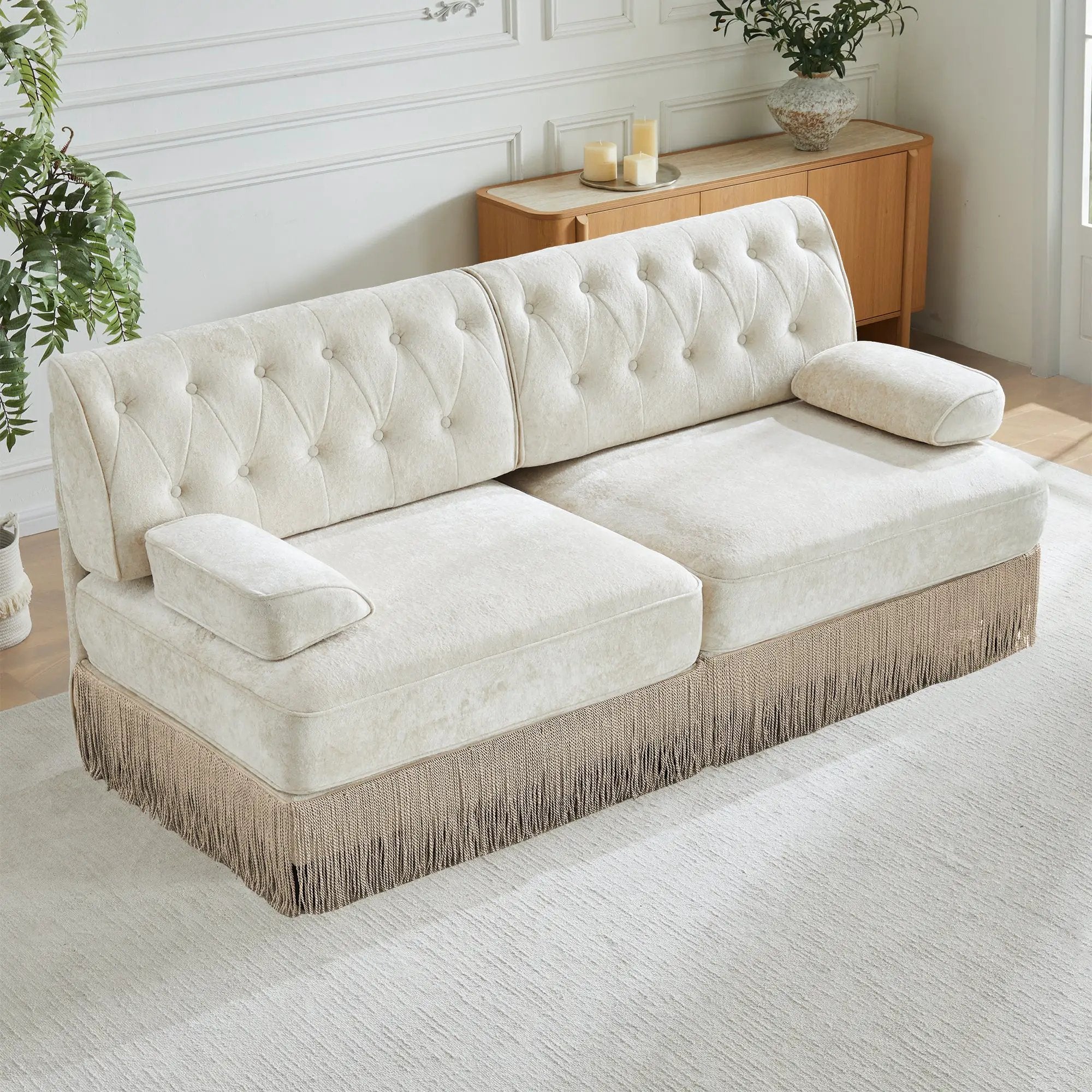 Soft Velvet Chesterfield Style Sofa by HouseOfZazla