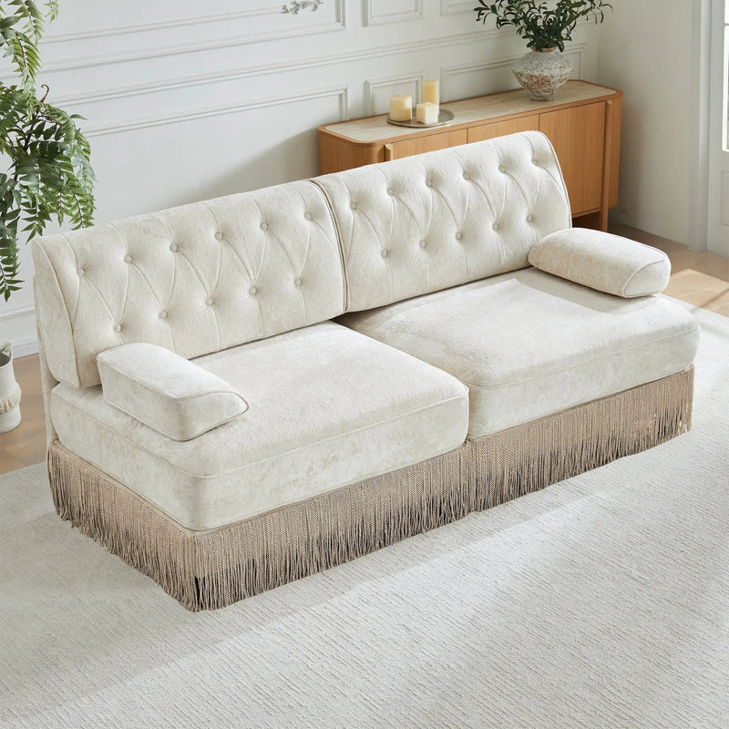 Soft Velvet Chesterfield Style Sofa by HouseOfZazla
