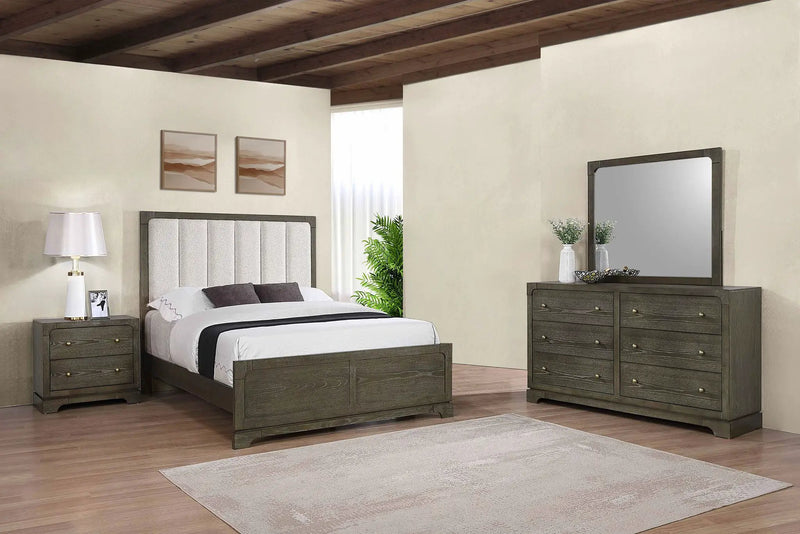 Gran Park 4-piece Eastern King Bedroom Set Dark Cocoa by Unique Piece Furniture