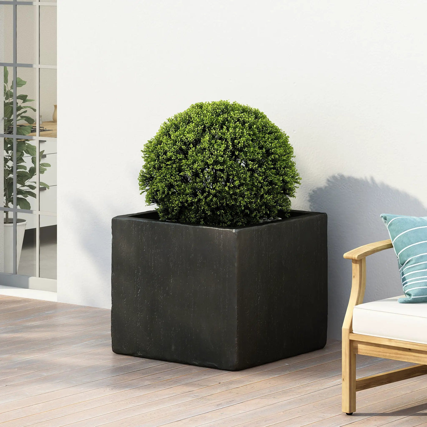 Modern Outdoor Planter by HouseOfZazla