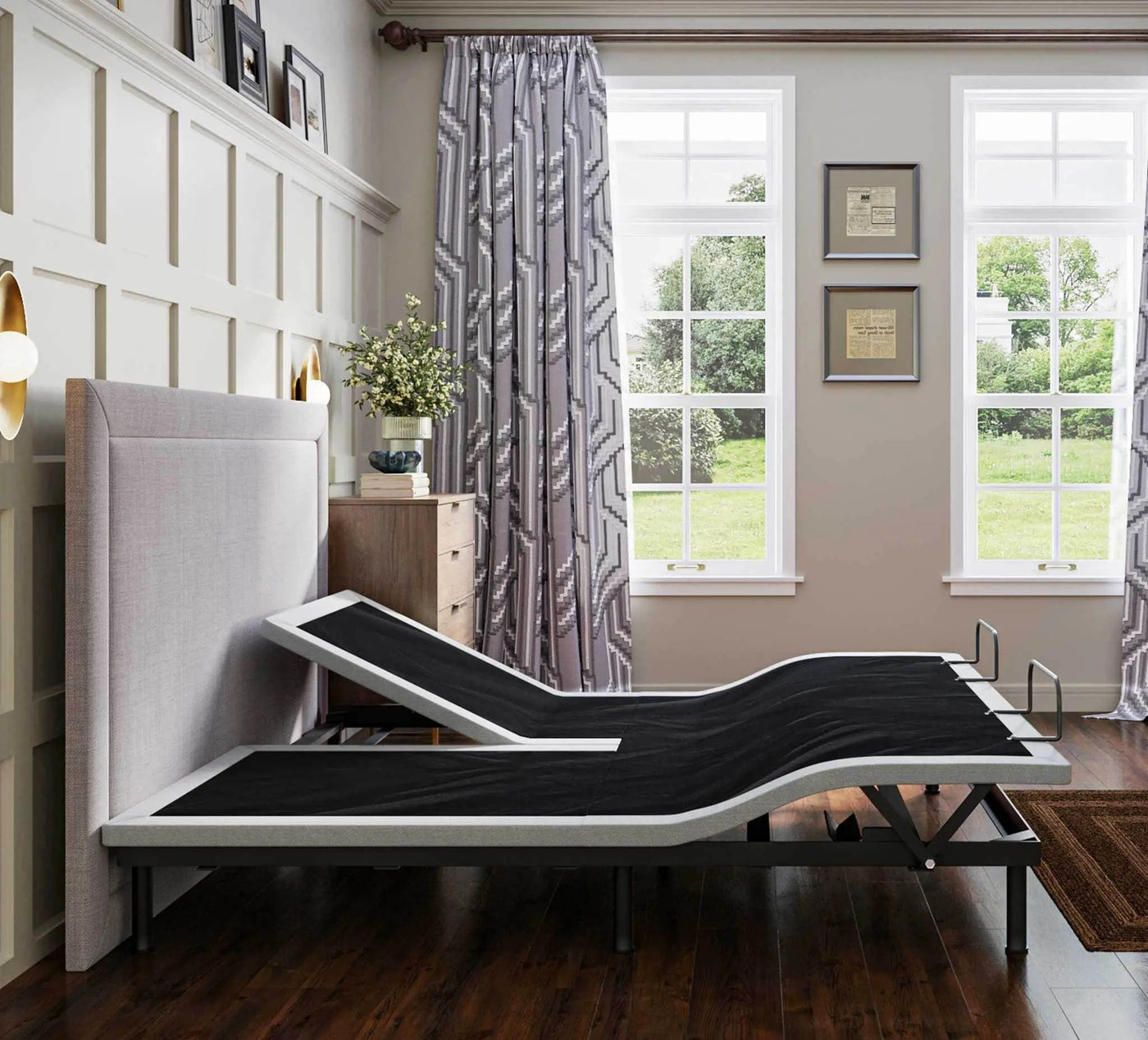 Btx4 - Flex Head Adjustable Bed Base With Head And Foot Position Adjustment by HouseOfZazla