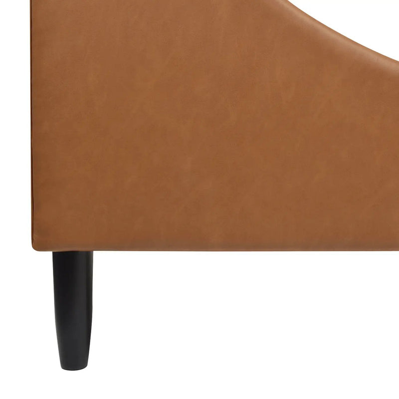 Aspen - Vertical Tufted Modern Headboard Platform Bed Set by HouseOfZazla