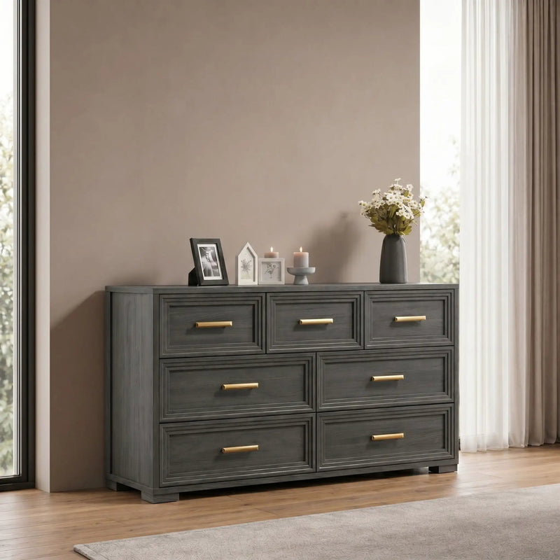 Colorado - Dresser (Mirror Not Included) - Charcoal by HouseOfZazla
