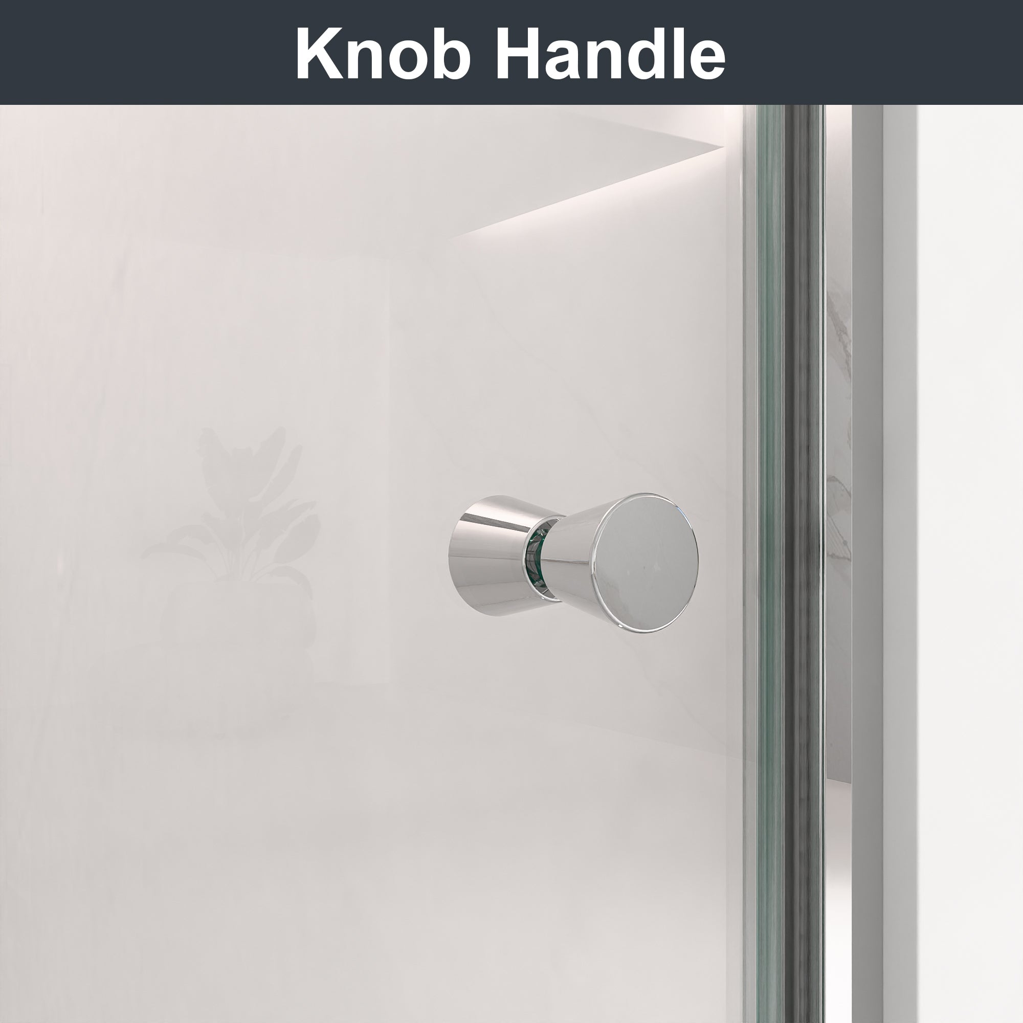 34"W x 72"H Frameless Circular Pivot Shower Door by HouseOfZazla