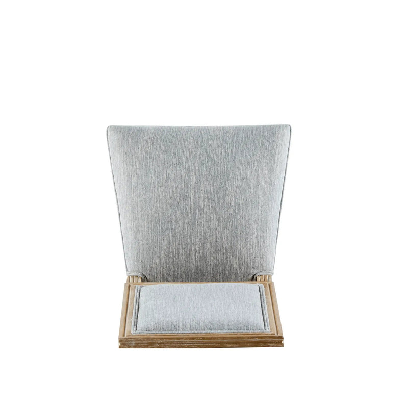 French Country Style Dining Chair With Upholstered Seating And Fluted Legs by HouseOfZazla