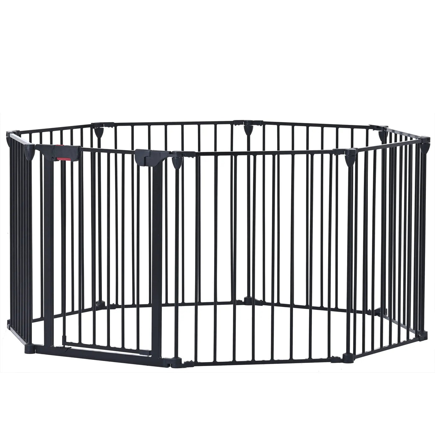 Adjustable Safety Gate Play Yard Metal Doorways Fireplace Fence Christmas Tree Fence Gate For House Stairs Gate Prohibited Area Fence by HouseOfZazla