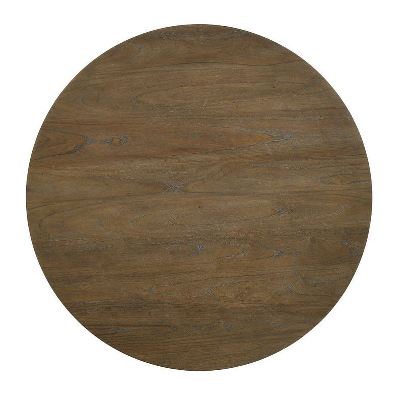 Parfield - Round Dining Table - Weathered Oak by Unique Piece Furniture