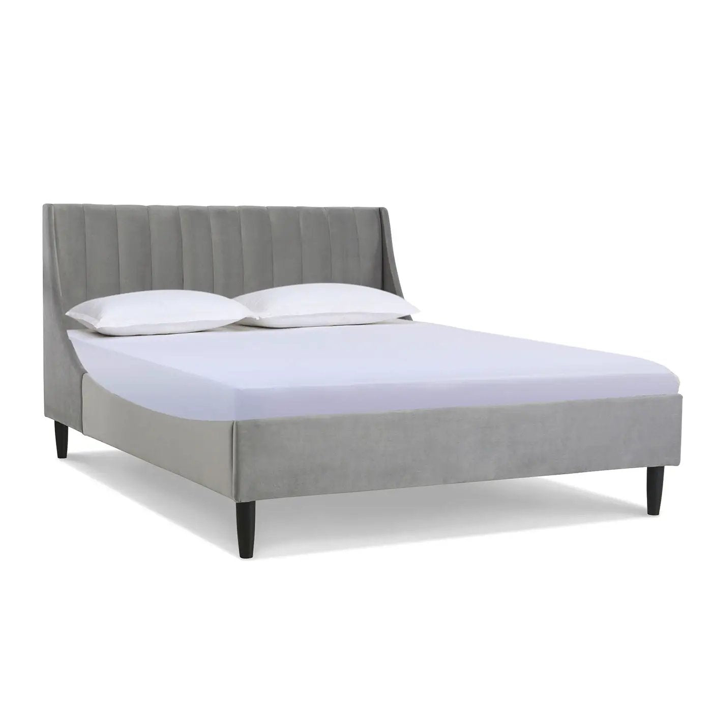Aspen - Vertical Tufted Modern Headboard Platform Bed Set by Unique Piece Furniture