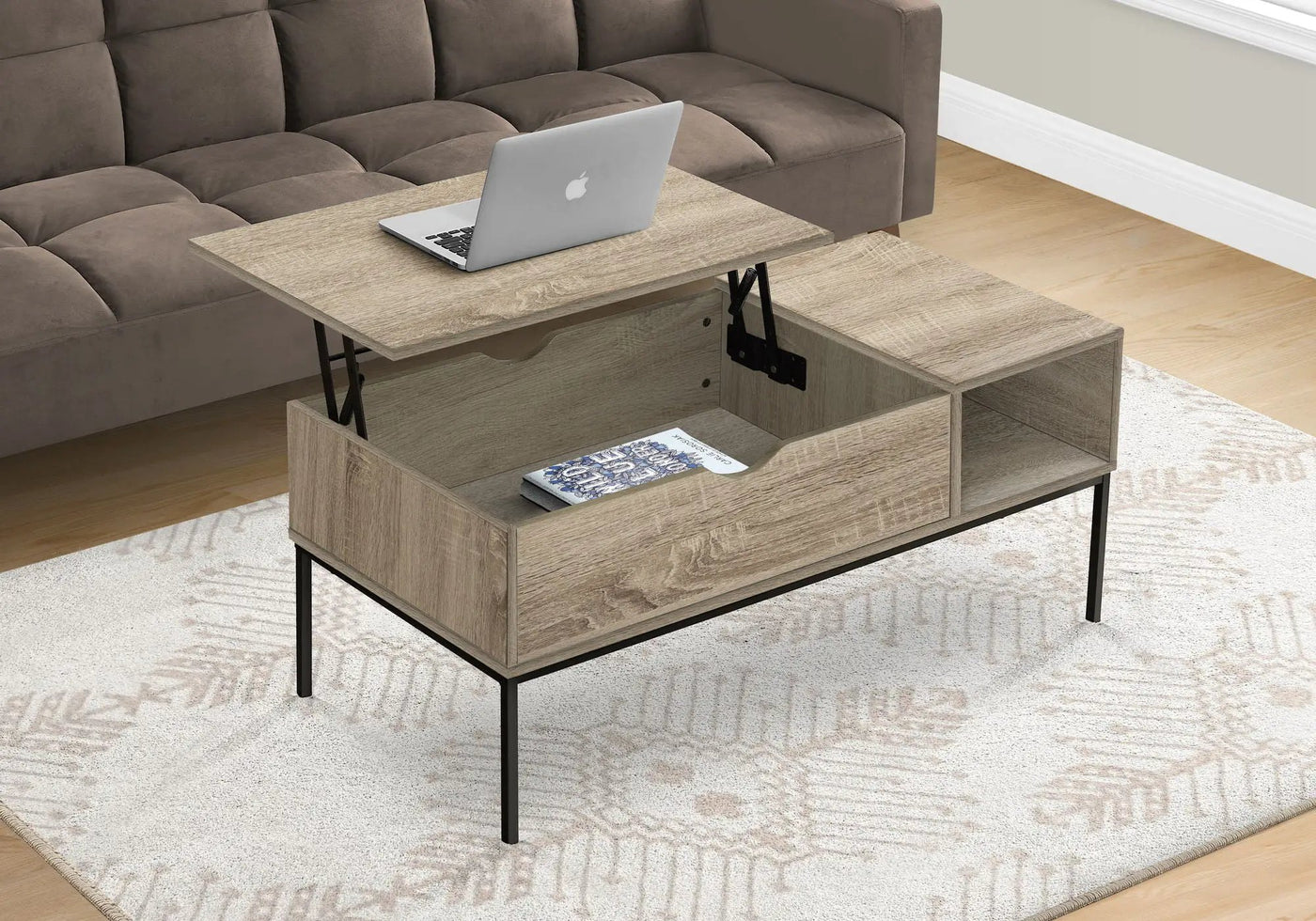 8th Street Rectangular Lift-Top Coffee Table by HouseOfZazla