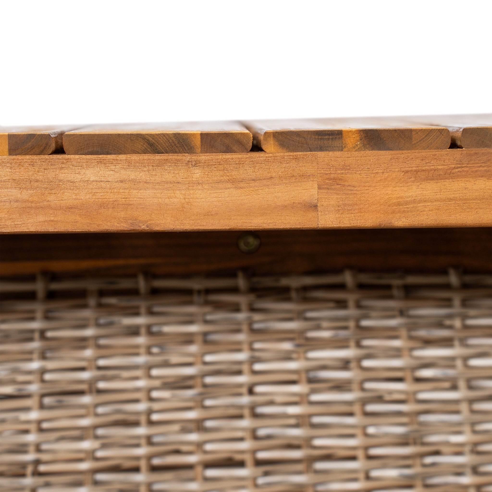 Outdoor Acacia Wood Dining Table, Teak Finish by HouseOfZazla