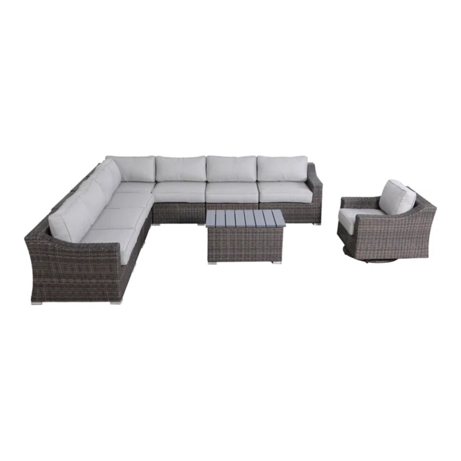 Stylish Sofa Seating Group With Cushions Perfect For Outdoor Gatherings by HouseOfZazla
