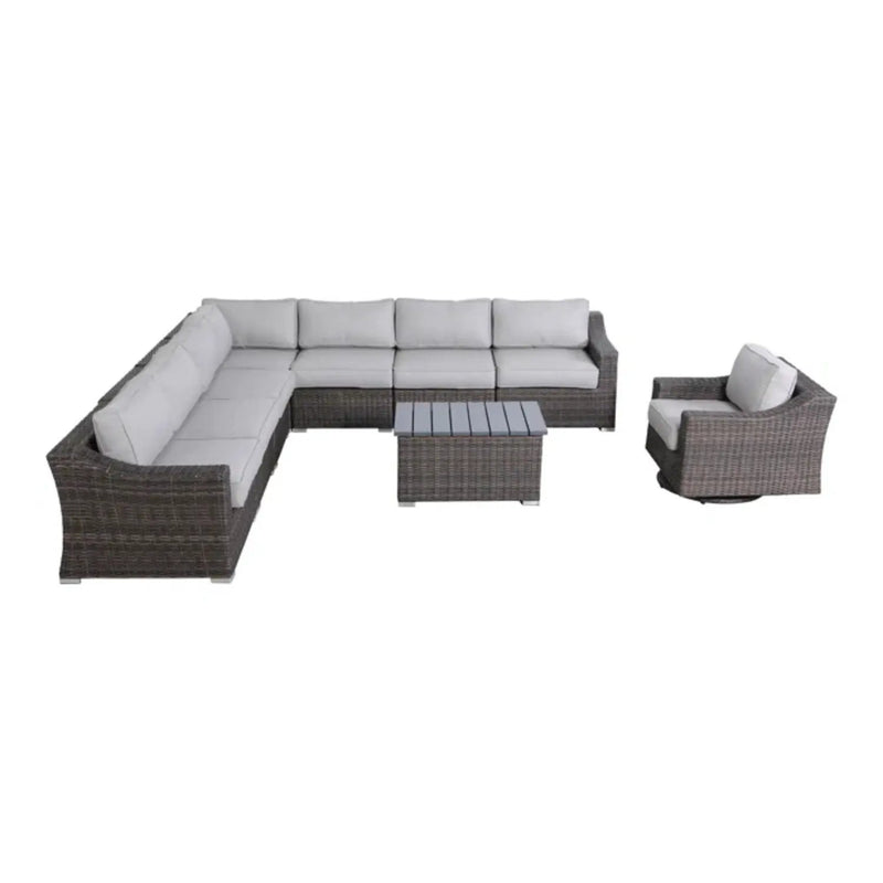 Stylish Sofa Seating Group With Cushions Perfect For Outdoor Gatherings by HouseOfZazla