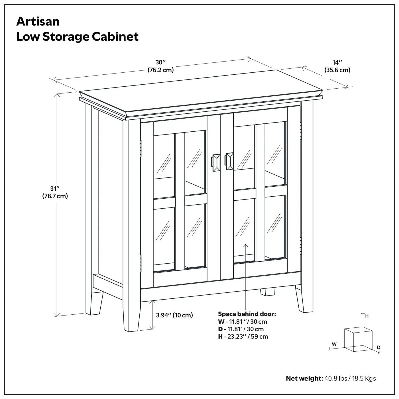 Artisan - Handcrafted Low Storage Cabinet by HouseOfZazla