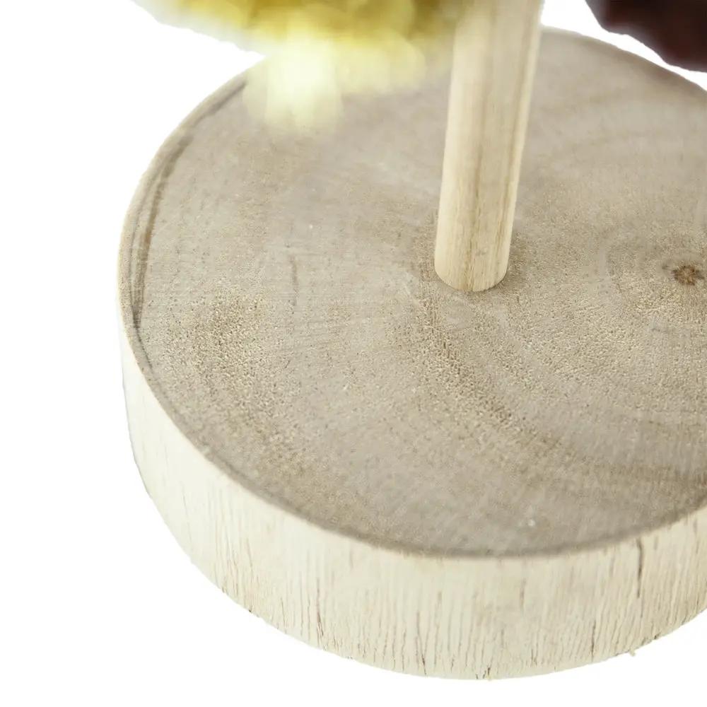 6.7x6.7x20" Tree Christmas Table Decor, Coffee by HouseOfZazla