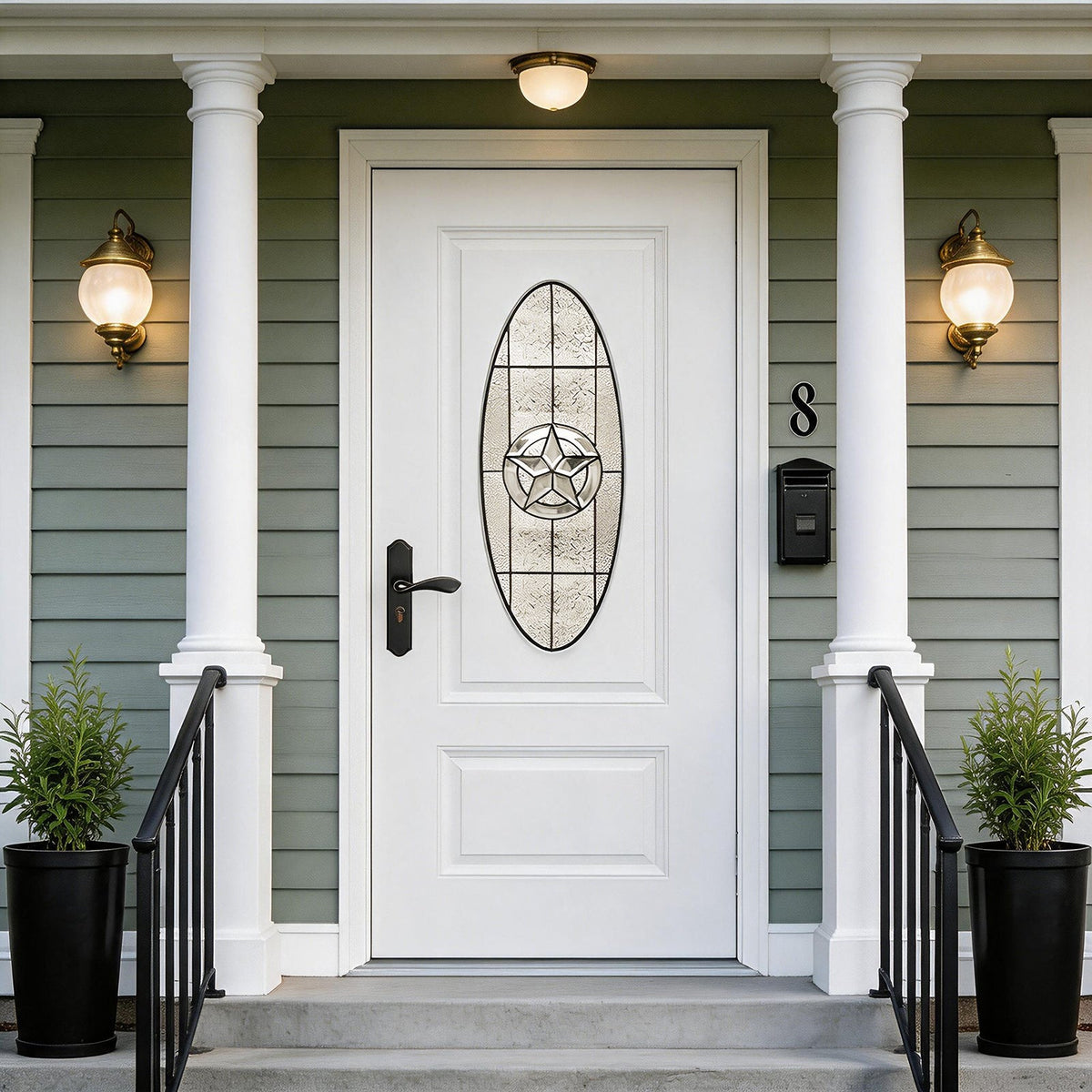 36"x80" Fiberglass Front Door