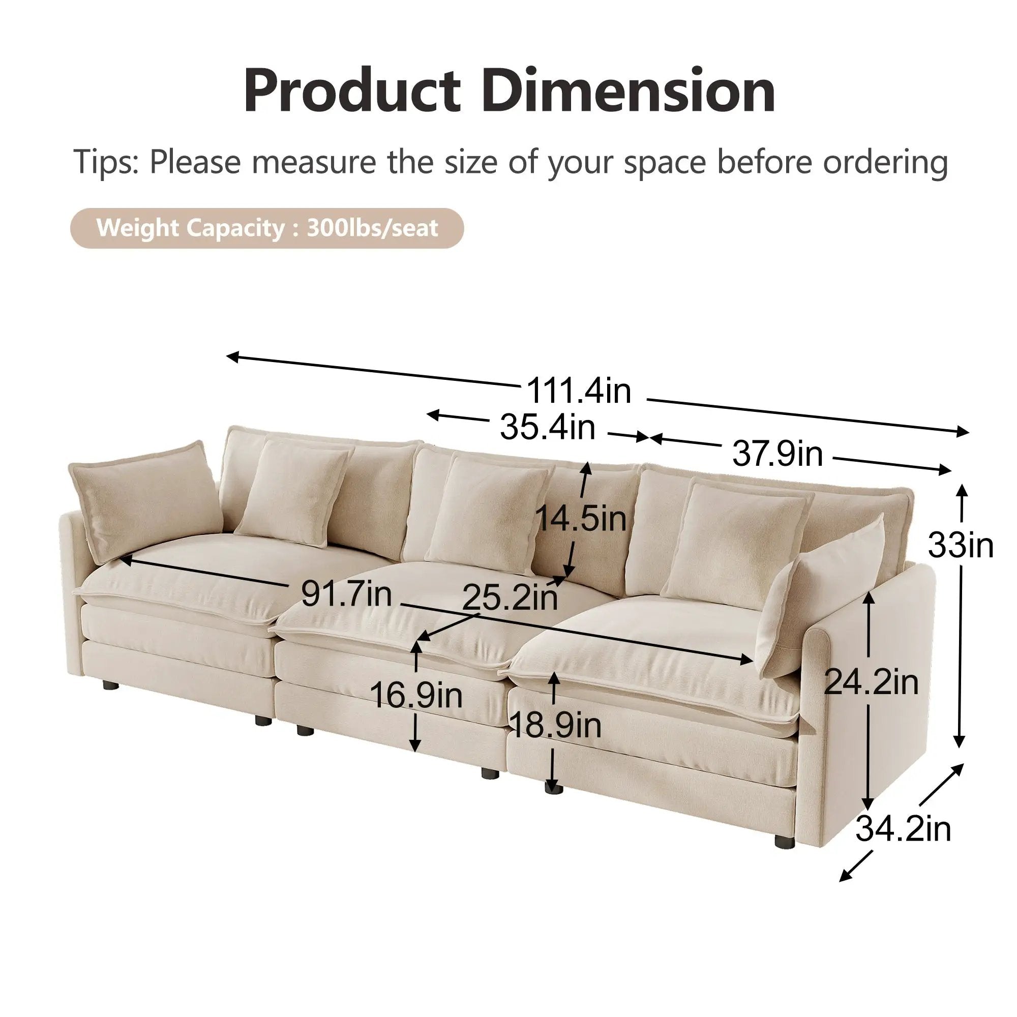 2-Piece Upholstered Sofa Set by HouseOfZazla