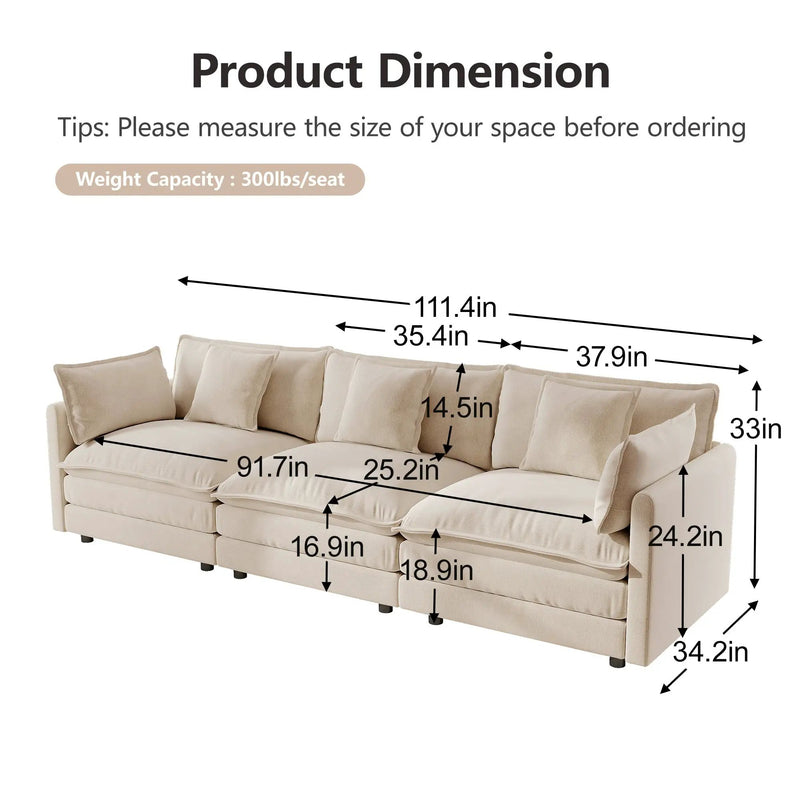 2-Piece Upholstered Sofa Set by HouseOfZazla