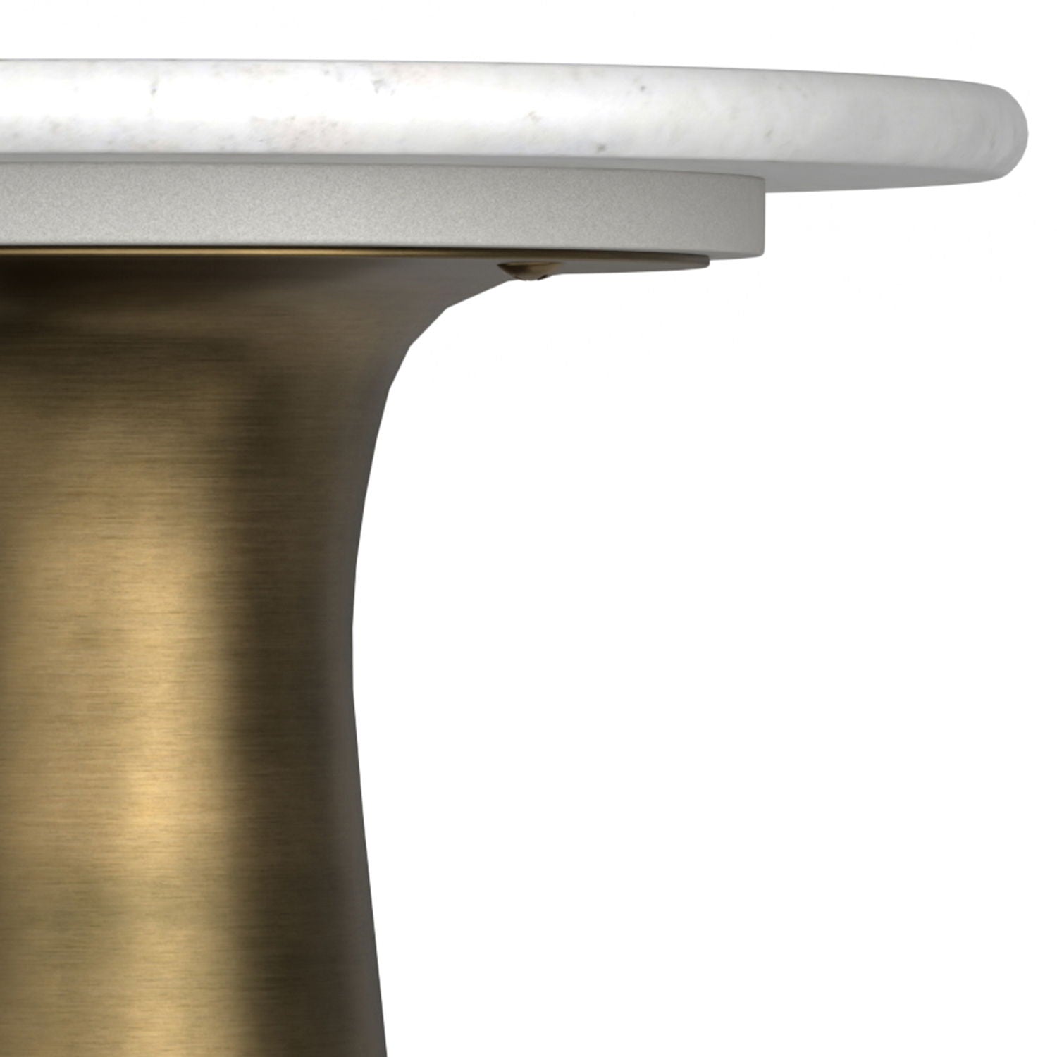 Nicollette - Side Table - Antique Brass by HouseOfZazla