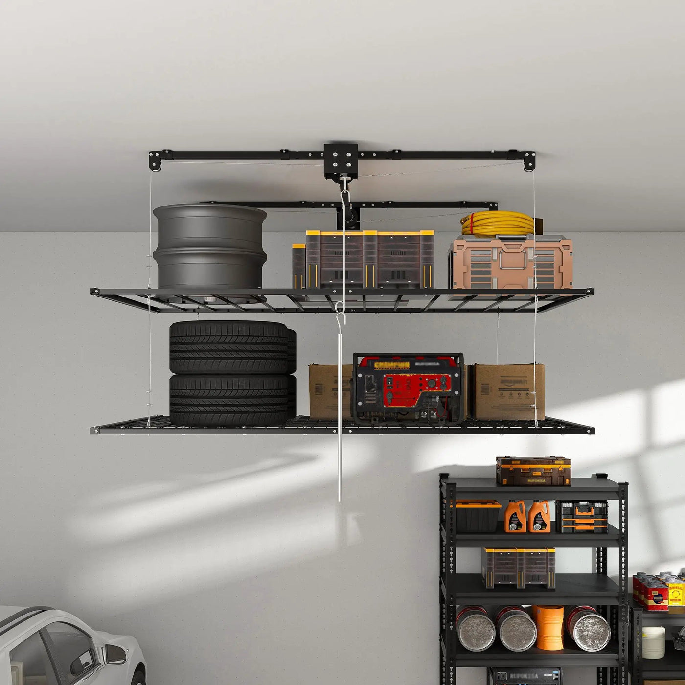 Overhead Garage Storage Rack by HouseOfZazla
