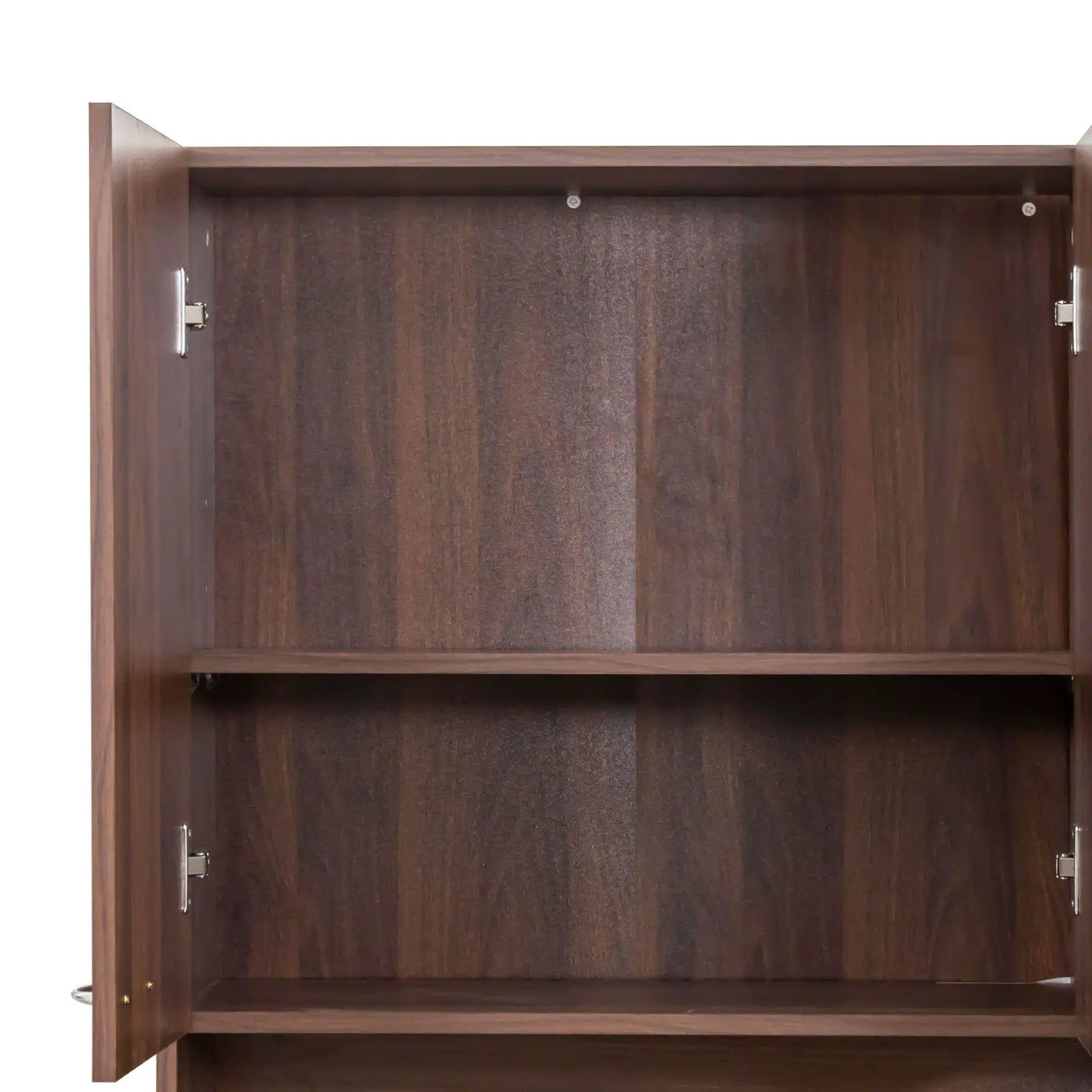 70.87" Tall Wardrobe & Kitchen Cabinet with 6 Doors, Drawer, and Open Shelf by HouseOfZazla