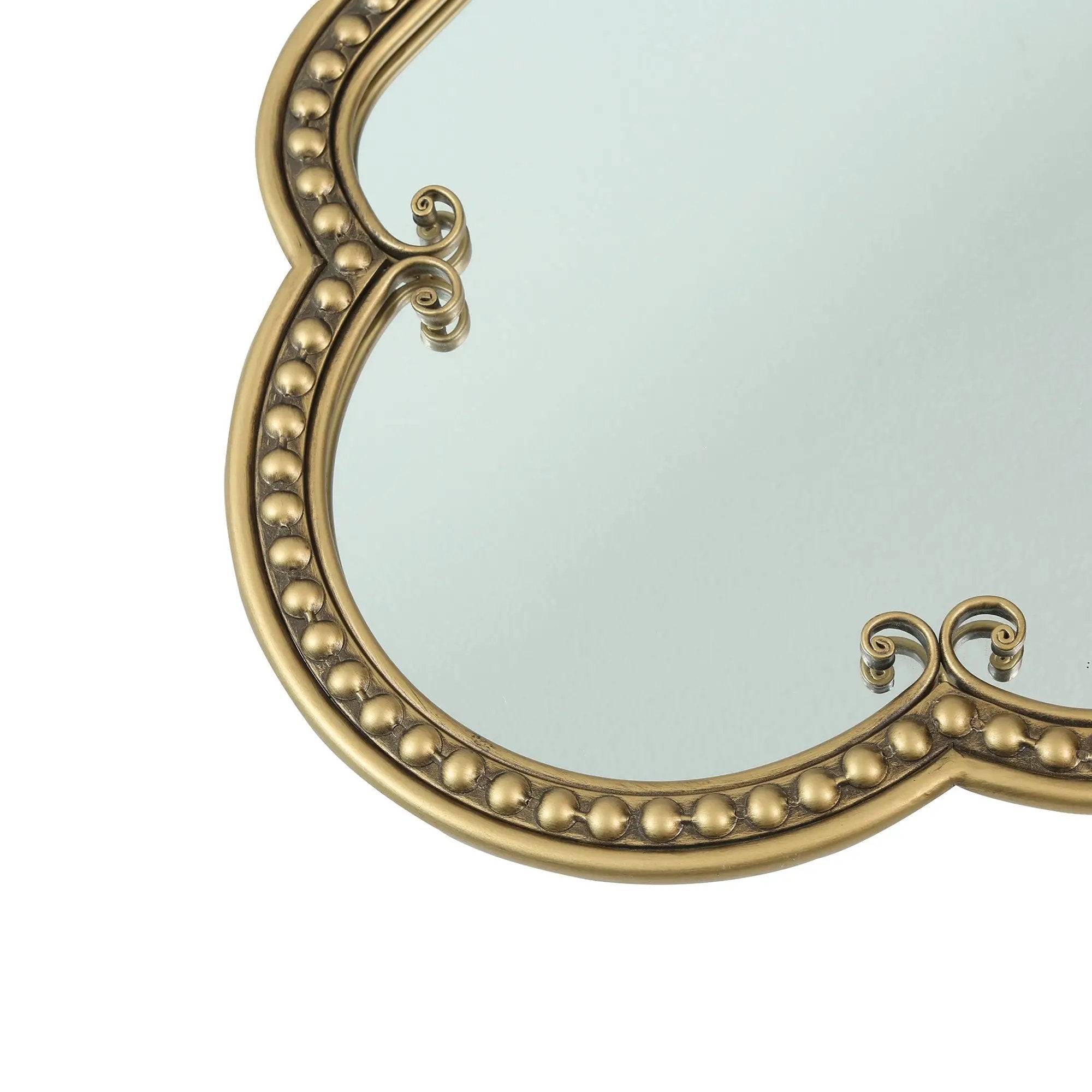 Scalloped Oval Wall Mirror, Vintage by HouseOfZazla