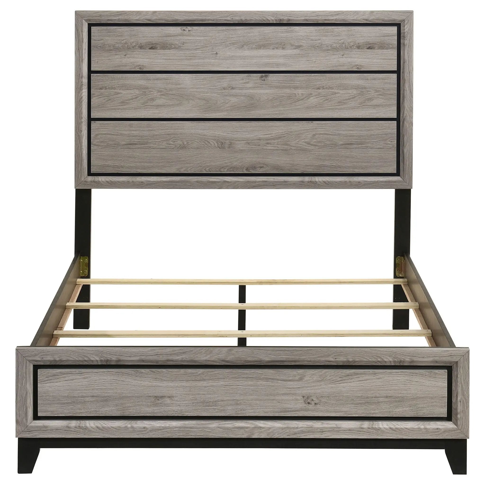 Watson Wood Full Panel Bed Light Taupe by Unique Piece Furniture