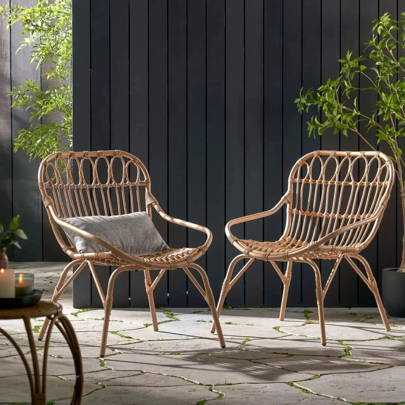 Monsoon Outdoor Accent Chair With Open Weave Design by HouseOfZazla