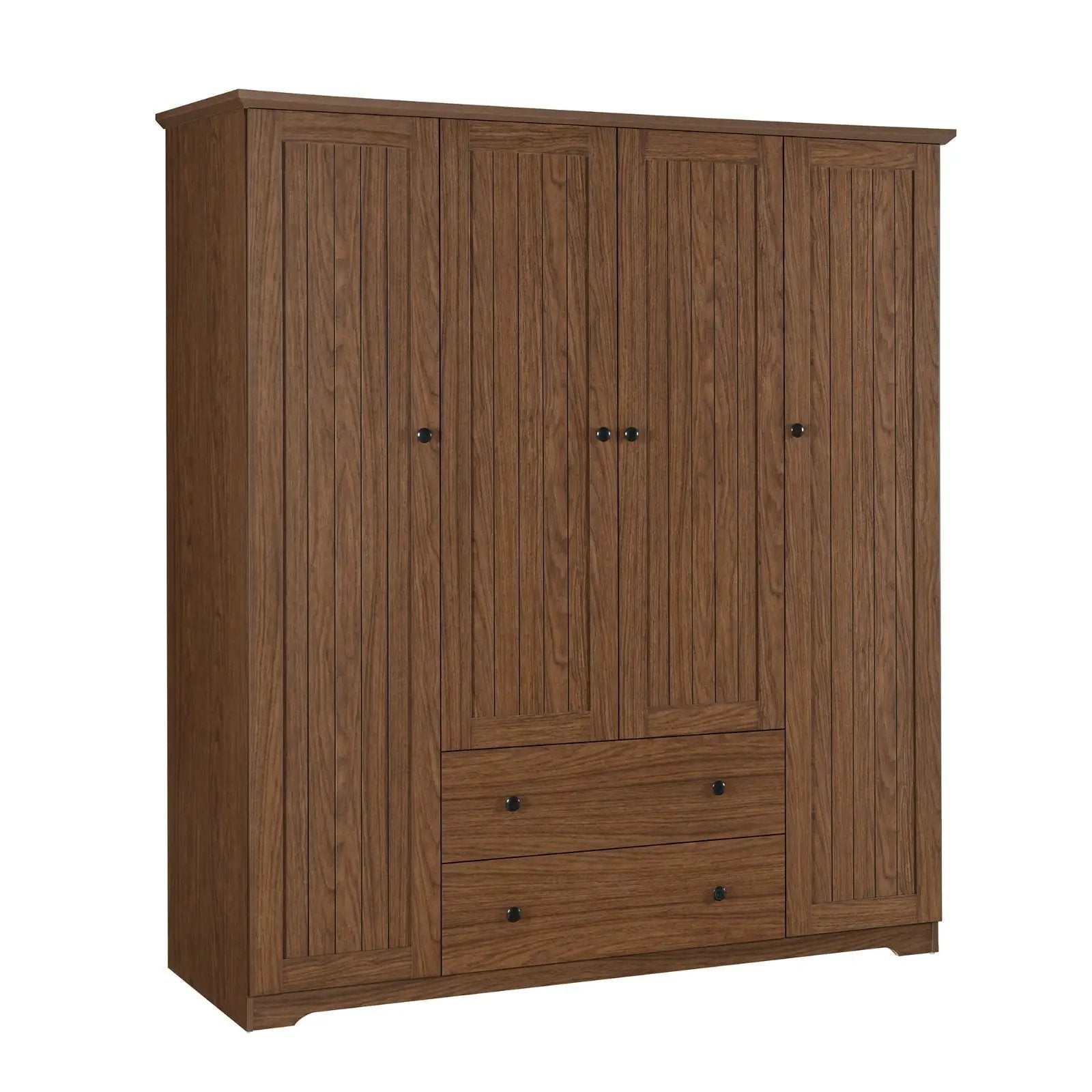 4 Door Wardrobe Armoire With 2 Drawers by HouseOfZazla