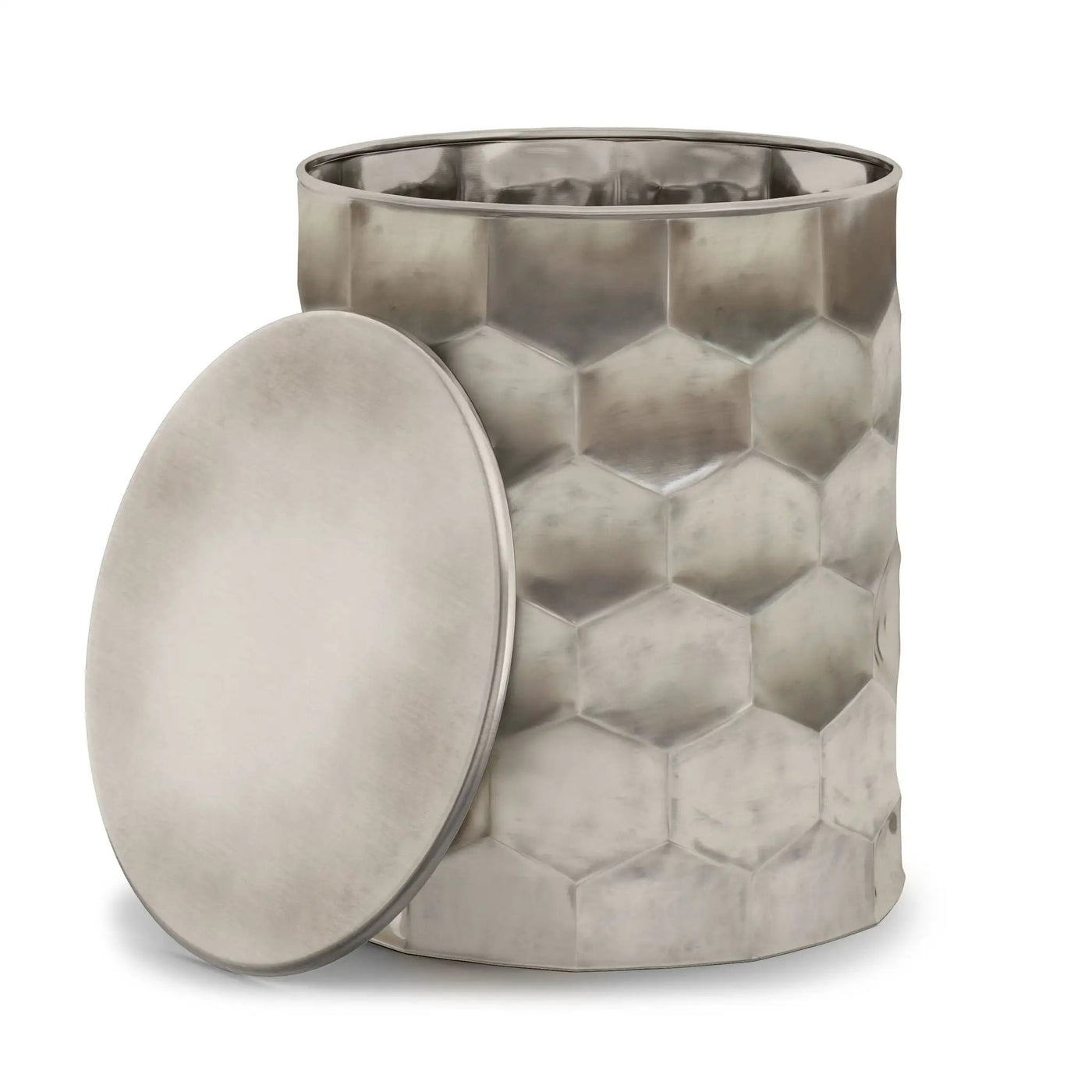 Whitney - Handcrafted Metal Storage Table by HouseOfZazla