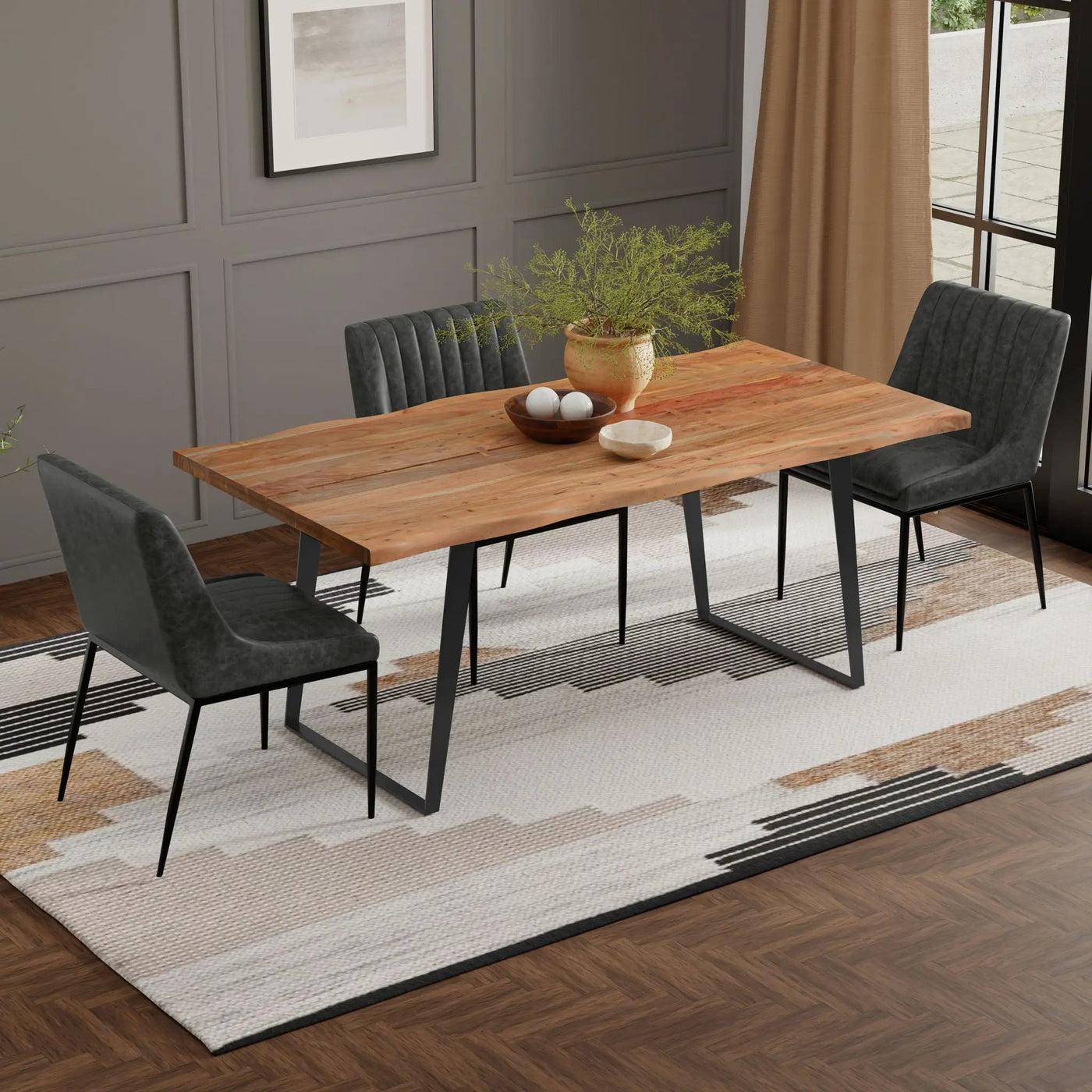 Delta - Handcrafted Dining Table by Unique Piece Furniture