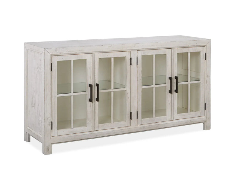 Bronwyn - Buffet Curio - Alabaster by Unique Piece Furniture