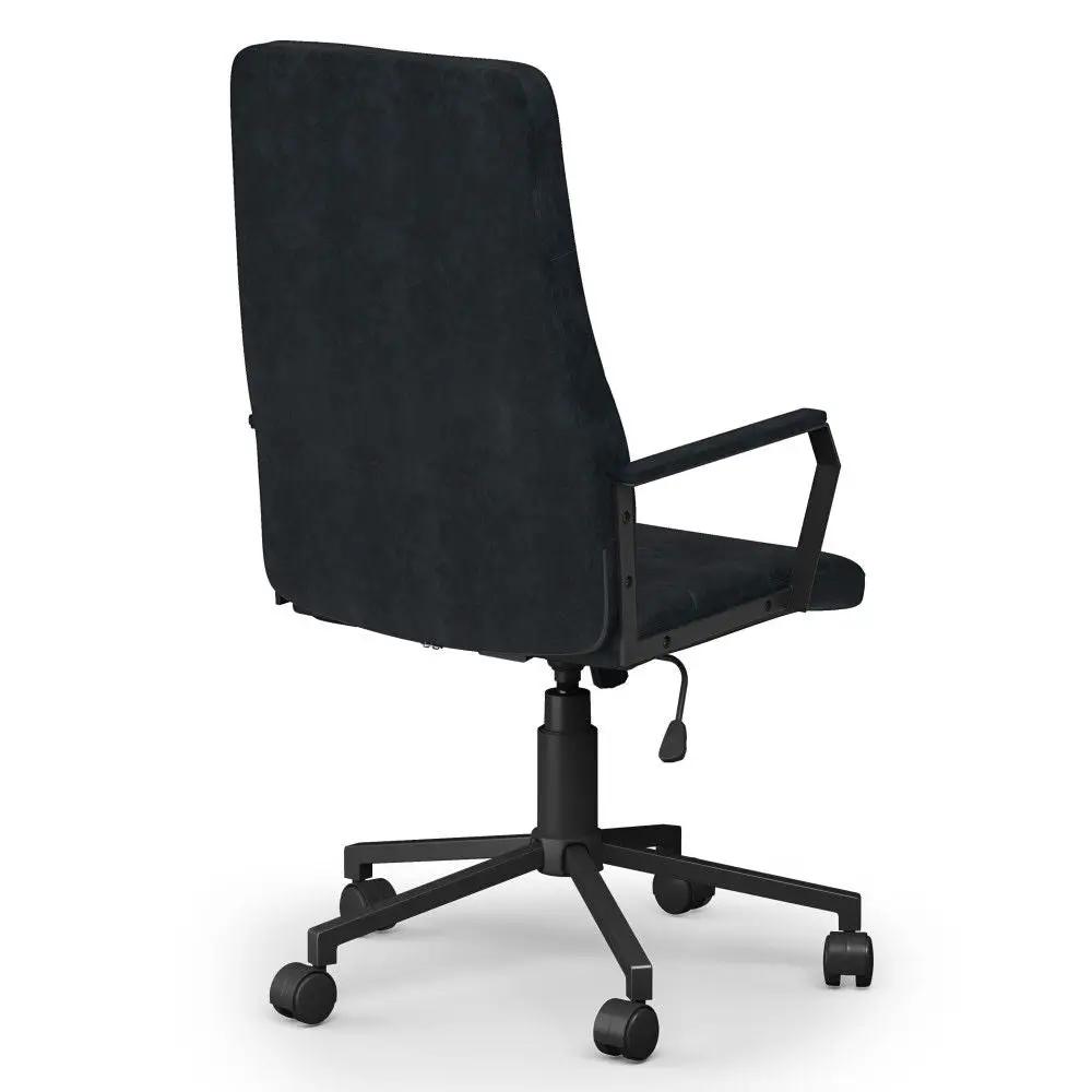 Foley - Swivel Office Chair - Distressed Blue by HouseOfZazla