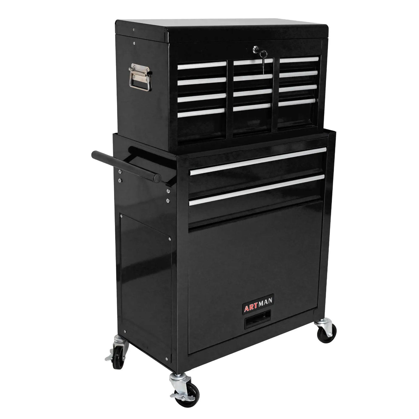 High Capacity Rolling Tool Chest With Wheels And Drawers, Storage Cabinet by HouseOfZazla