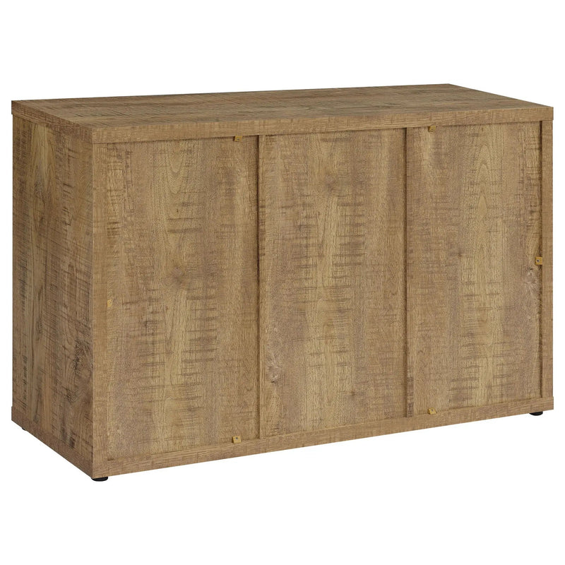 Pepita 3-door Engineered Wood Accent Cabinet Mango Brown by Unique Piece Furniture