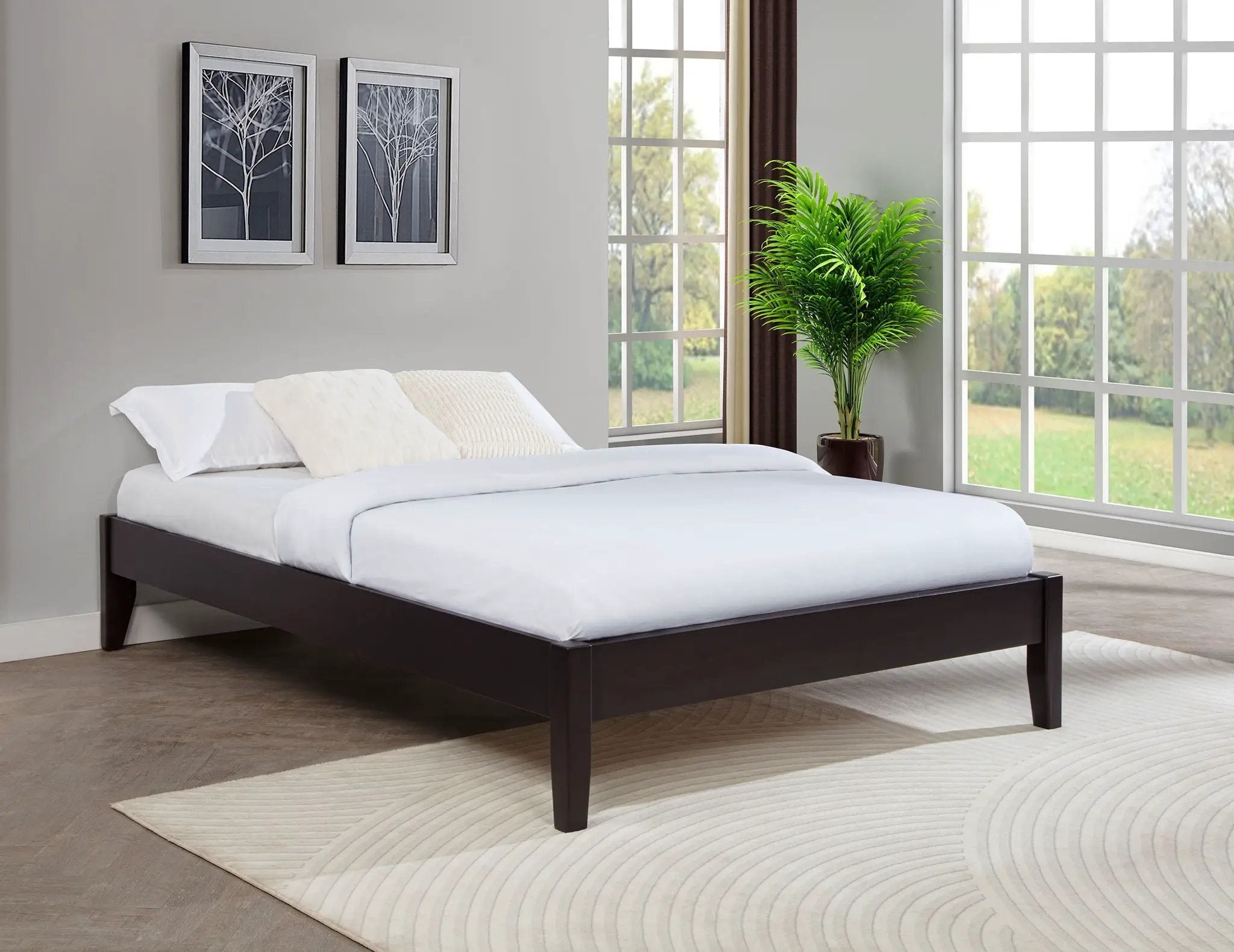 Hounslow Full Universal Platform Bed Cappuccino by Unique Piece Furniture