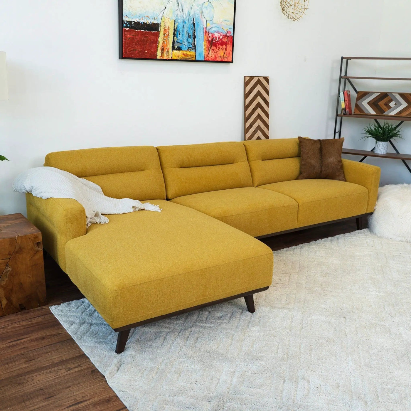 Ella - L-Shaped Sectional Couch by HouseOfZazla
