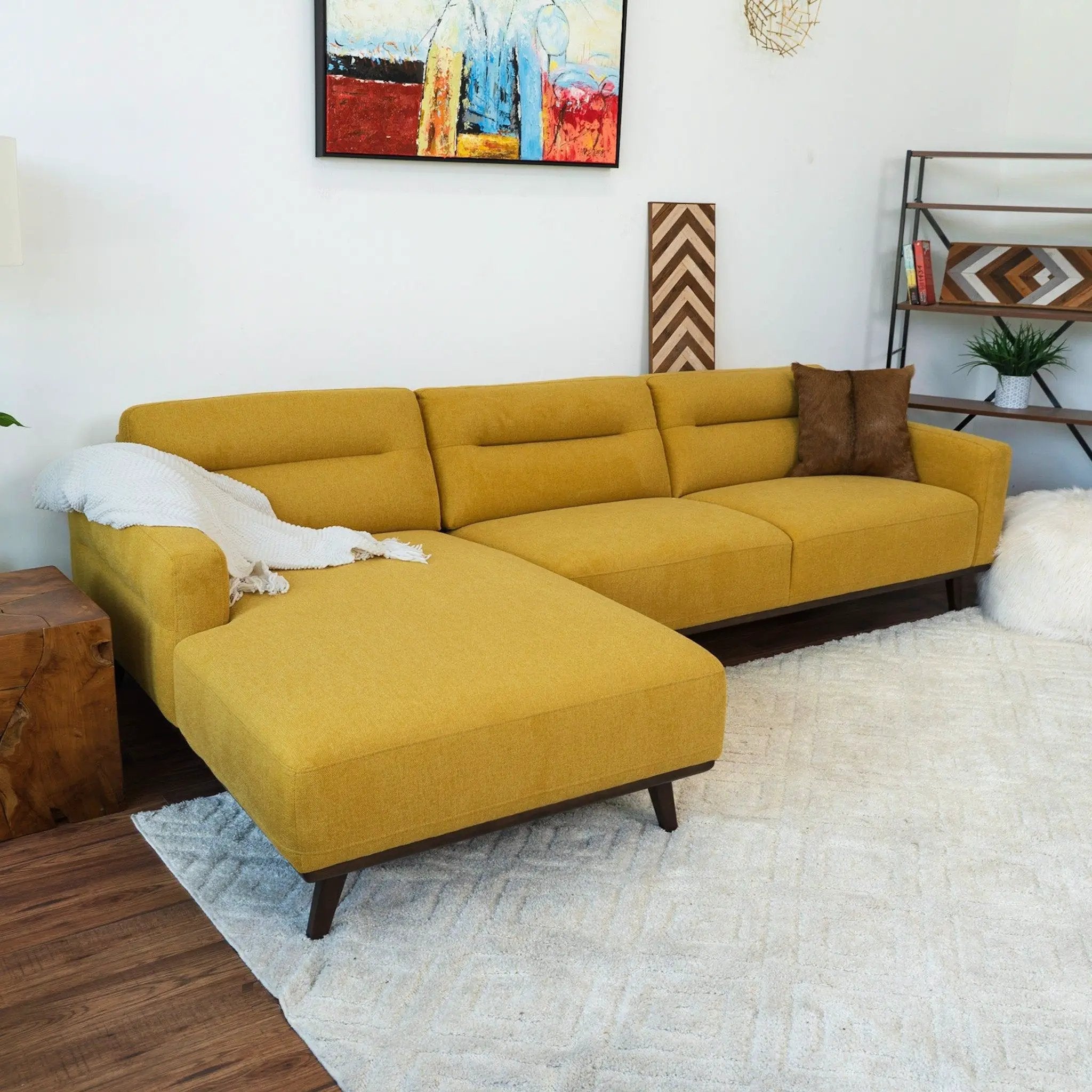 Ella - L-Shaped Sectional Couch by HouseOfZazla