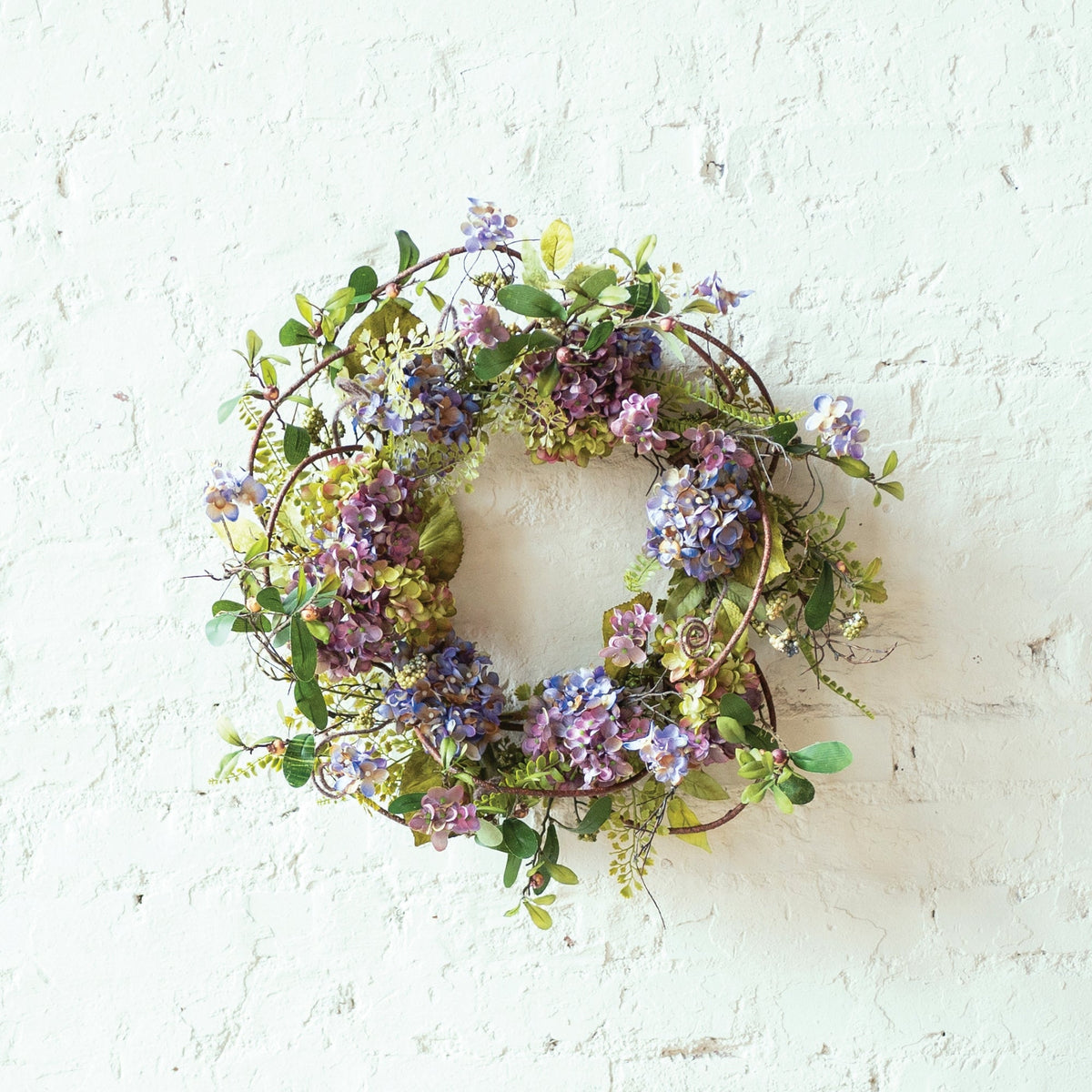 Hydrangea Floral Wreath 22"D, photo 2 of 2