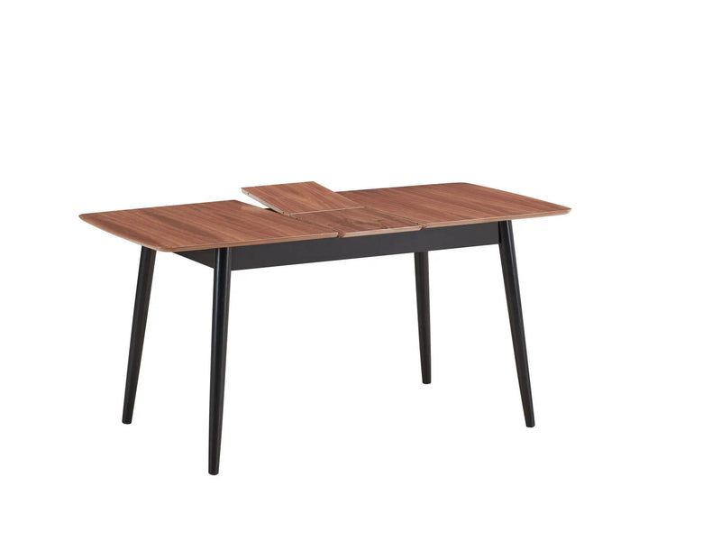 Lanae - Dining Table (Extension Bufferfly Leaf) - Natural / Black by Unique Piece Furniture