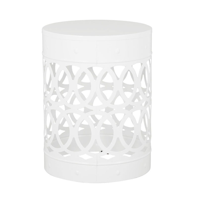 Outdoor Metal Large End Table, Modern Design by HouseOfZazla