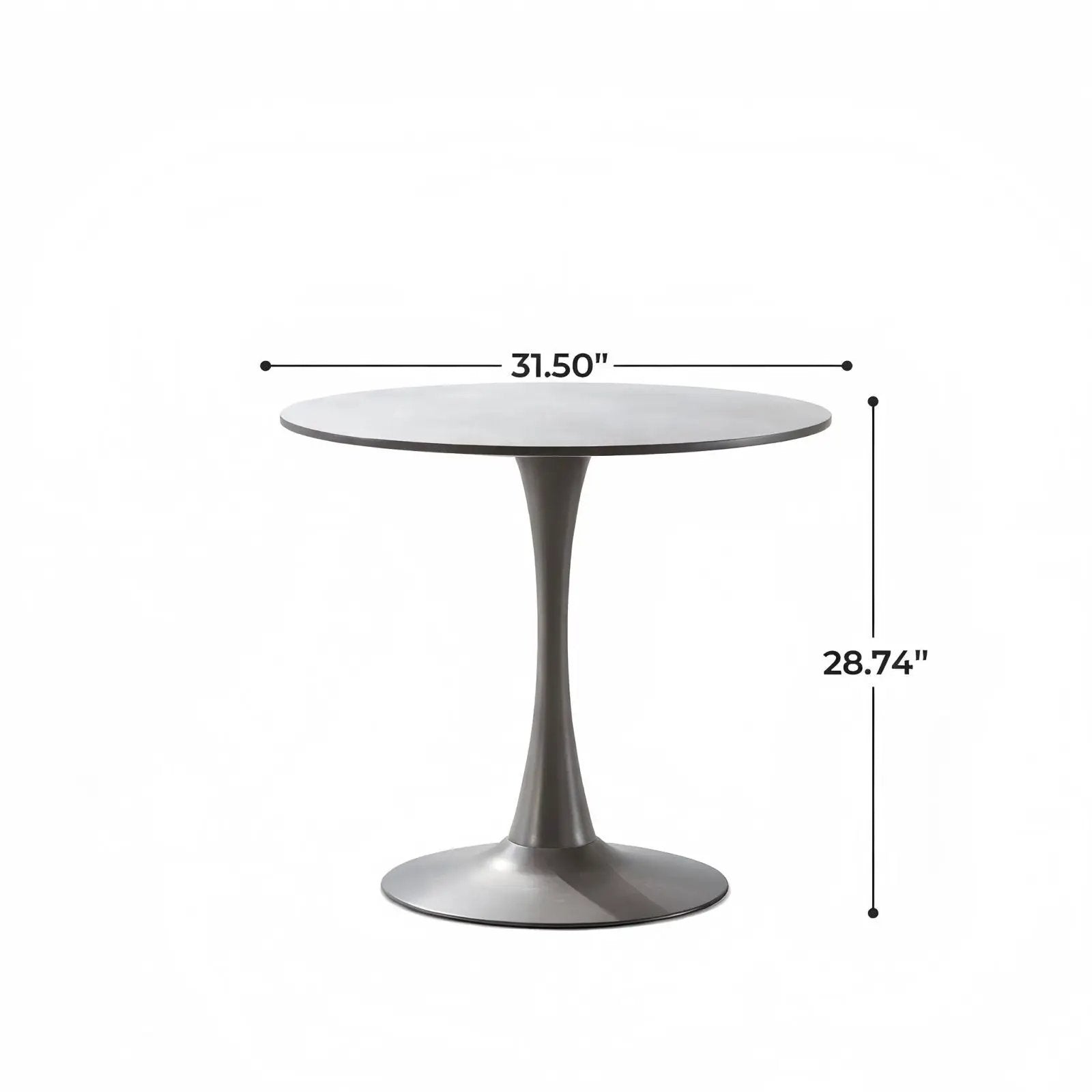 Mid-Century Tulip Table With Round Top and Pedestal Base by HouseOfZazla