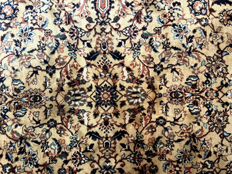 Indo Persian Rug 5x8, Light Tan/Camel, Allover Design by Jewel Rugs