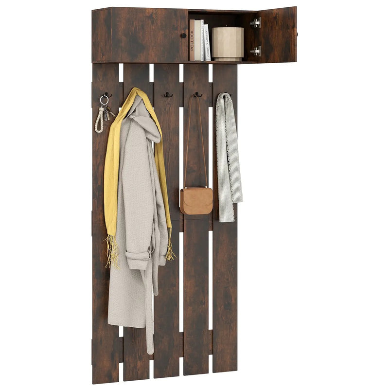 Entryway Wall Coat Rack Wall Mounted Coat Clothes Rack by DirectDeals
