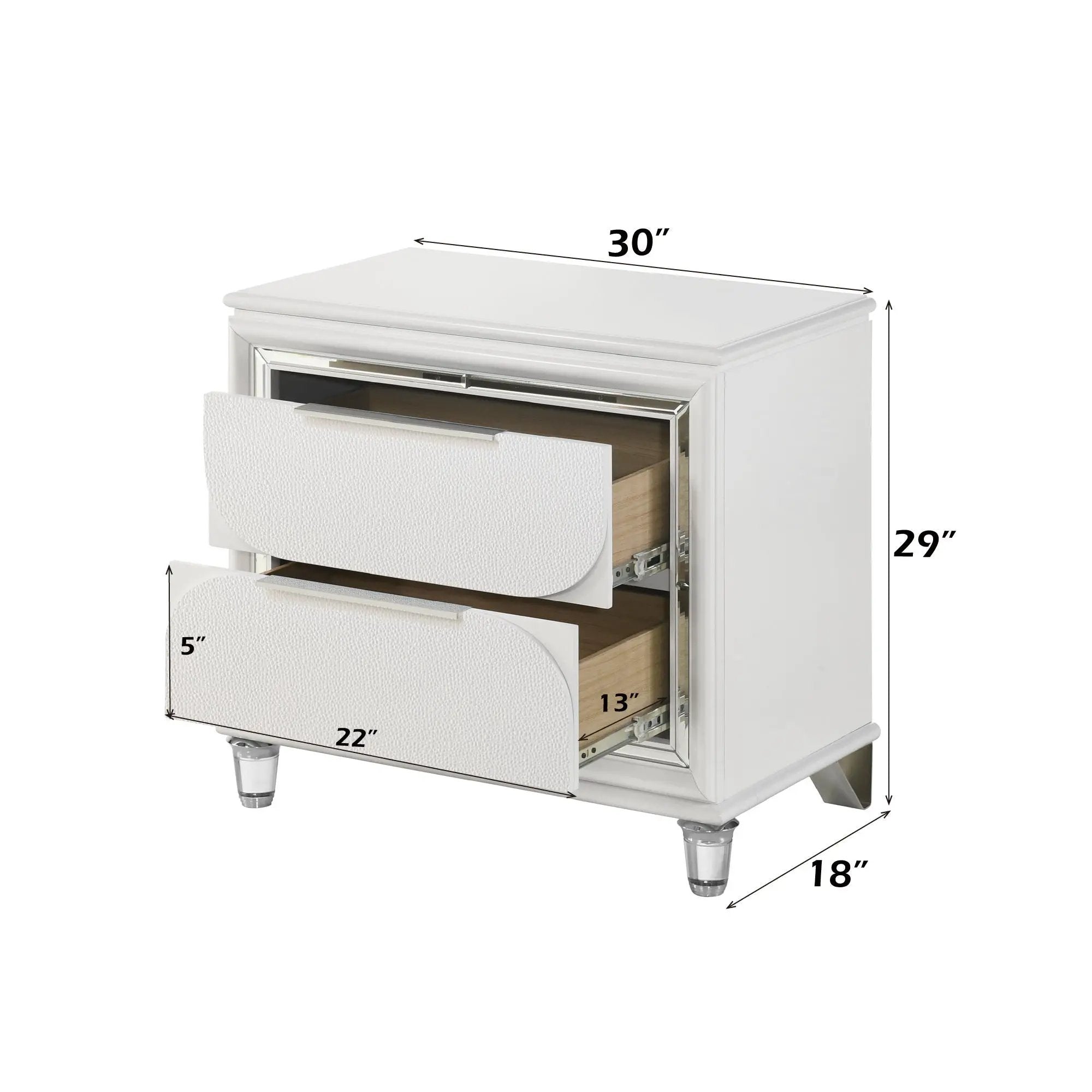 Tarian - Nightstand - White by Unique Piece Furniture