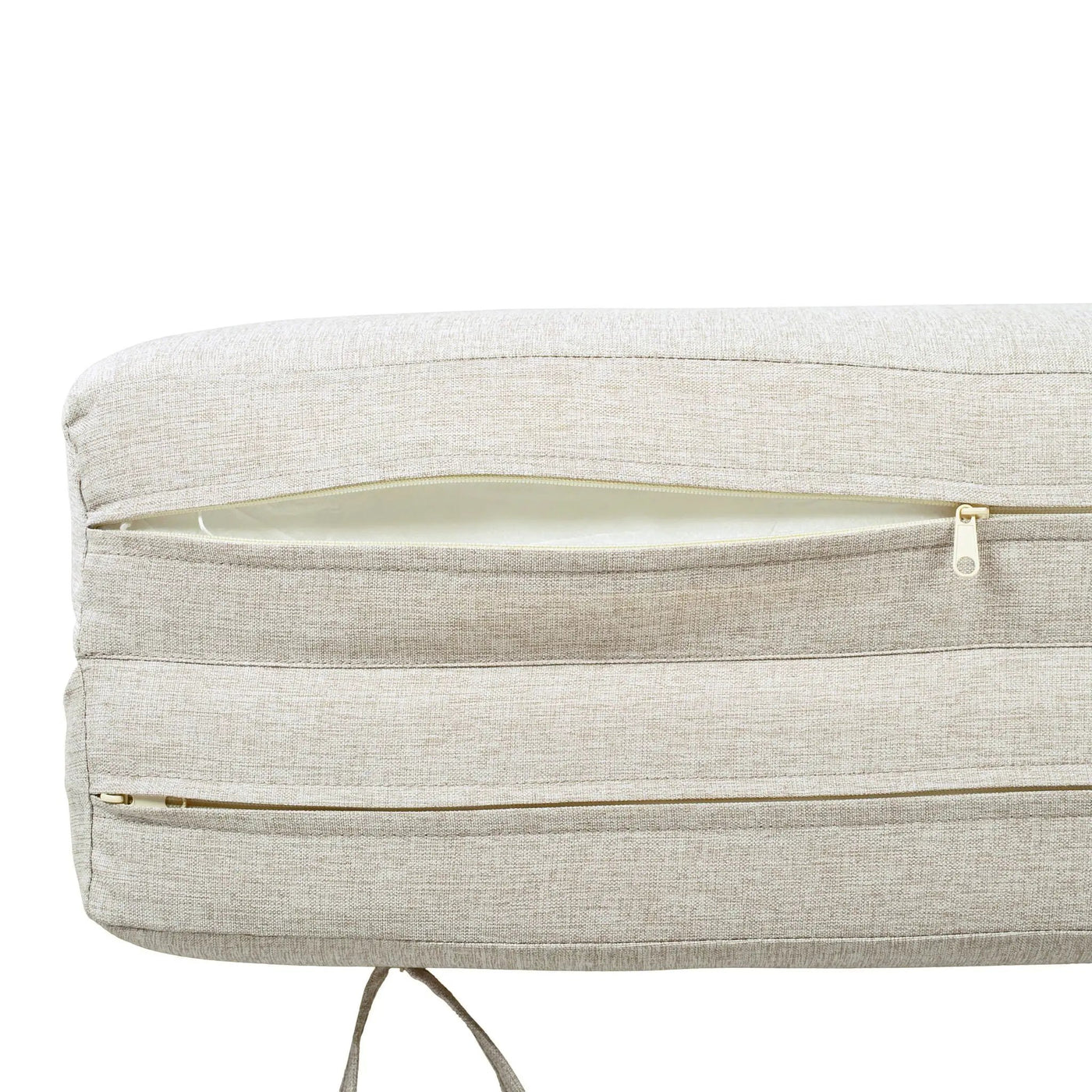 Outdoor Chaise Lounge Cushion Only, Water-Resistant Patio Lounge Chair Cushion With Removable Cover by HouseOfZazla