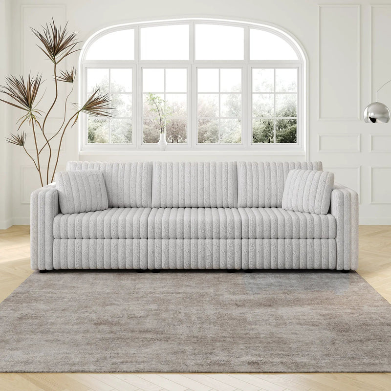 106.3" Soft Modular 3-Person Sofa by HouseOfZazla